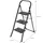 Huishoudtrap BRASQ 3 treden SL300 zwart
