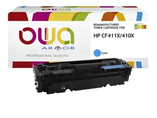 OUTLET Tonercartridge OWA alternatief tbv HP CF411X blauw - 1