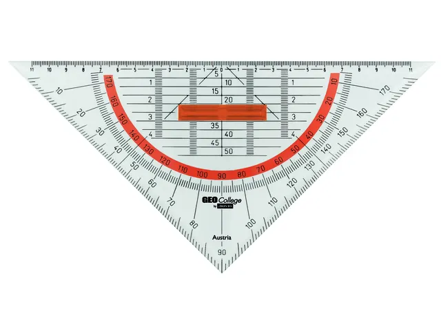 Geodriehoek Aristo 22 Cm Geo College Met Greep
