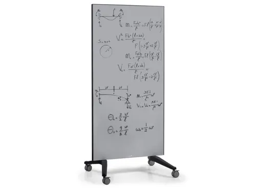 Mobiel Glasbord Grijs Magnetisch 90x175cm
