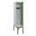 locker met bank,HxBxD 2120x400x815mm,1vak,vak B 400mm,cilinderslot