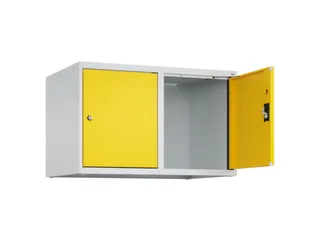 opzetkast,v. locker,2vak.,vak B 400mm,HxBxD 500x800x500mm,cilinderslot - 1