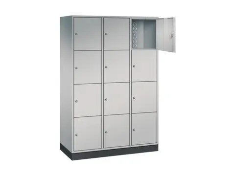 grootvolume-lockersysteem,HxBxD 1950x1220x500mm,3x4vakken,cil.-slot