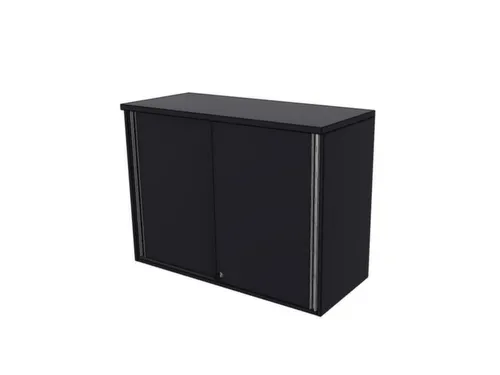 opzetkast,v. schuifdeurkast,HxBxD 740x1200x445mm,schuifdeur,CC-zwart