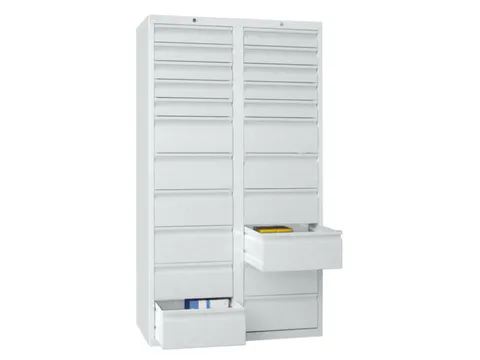 Ladenkast 1800x1000x500mm 10+12 Laden Gewoon Uitschuifbaar Geleiderail