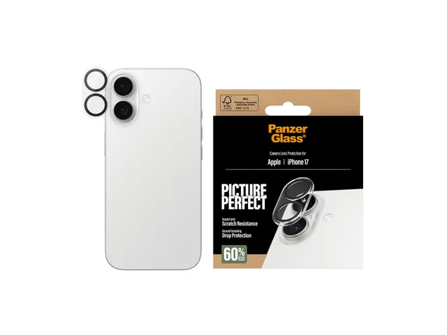 PanzerGlass PicturePerfect Camera Lens Protector iPhone 17, Apple,