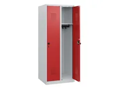 schoollocker,HxBxD 1530x600x500mm,2vak,vak B 300mm,draaigrendel