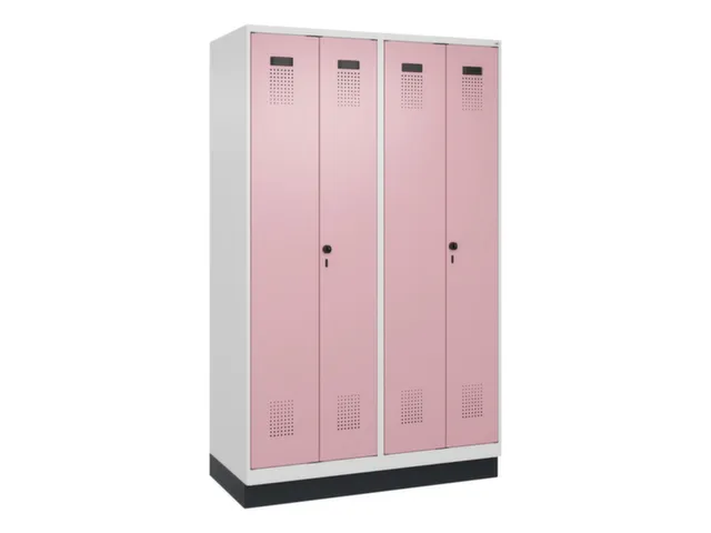 locker voor scheiding van kleding,HxBxD 1950x1200x500mm,4vak