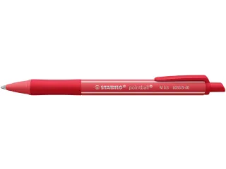 Balpen STABILO pointball colorful medium rood - 5