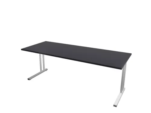 In hoogte verstelbaar bureau,HxBxD 720-840x2000x800mm,CC-zwart