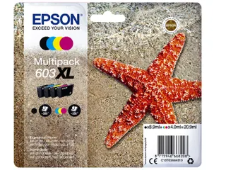 Epson 603XL T03A6 Inktcartridge Zwart + Kleur Voordeelpak - 1