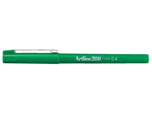 Fineliner Artline 200 rond fijn groen