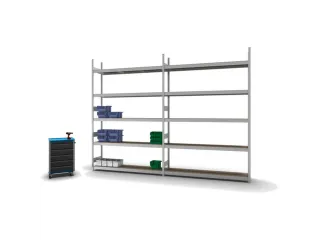 breedvakstelling,grondveld,HxBxD 3000x2070x435mm,vakl. 350kg - 3
