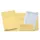 Dossiermap Esselte folio 3 kleppen manilla 275gr geel