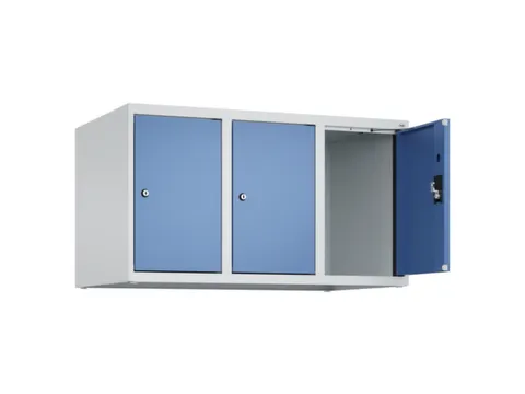 opzetkast,v. locker,3vak.,vak B 300mm,HxBxD 500x900x500mm,cilinderslot