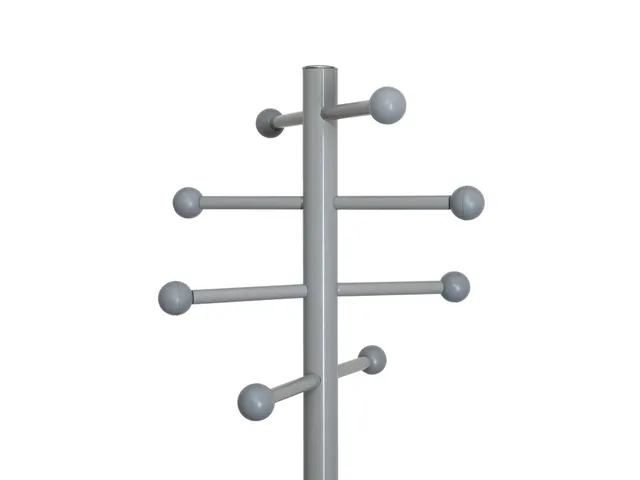 Kapstok MAULsaphir Lite standvoet 171cm grijsmetaal 8 haken