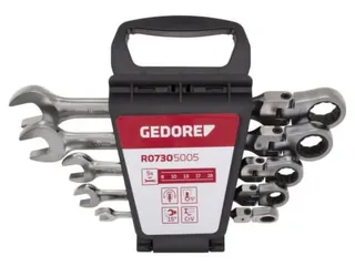 GEDORE R07305005 Scharnierring ratel steeksleutelset SW8-19mm - 1