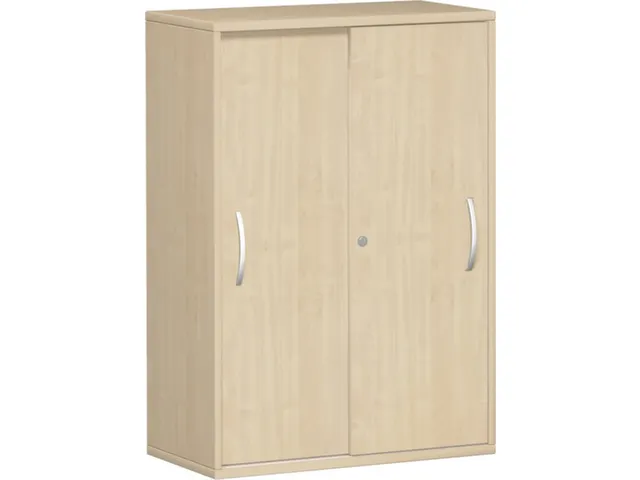 Schuifdeurkast 1150x800x430mm Romp Esdoorn Decor Front Lichtgrijs