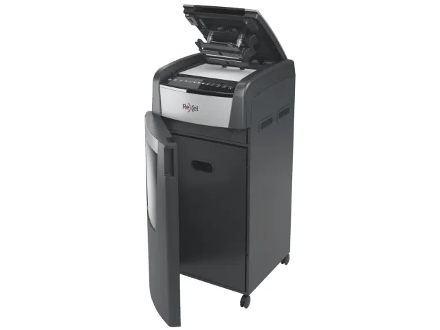 Optimum Auto+ 750M papiervernietiger microsnippers P5 zwart