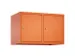 opzetkast,v. locker,2vak.,vak B 400mm,HxBxD 500x800x500mm,cilinderslot