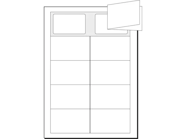 Visitekaartjes 3C Sigel dubbel 2-zijdig bedrukbaar 225gr