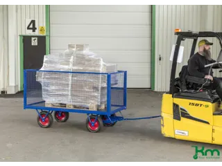 handtrekwagen,draagverm. 1500kg,laadvl. LxB 2000x1000mm,Multiplexplaat - 3