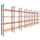 palletstelling,basis+6xaanbouw,HxBxD 4620x13575x750mm,vakl. 3000kg
