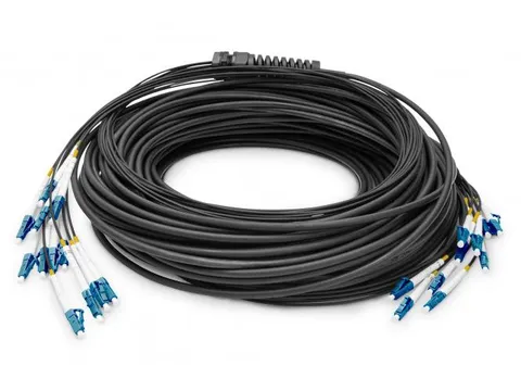 Glasvezel Breakout-kabel 12 vezels SM OS2 LC/UPC-LC/UPC Universeel 30m