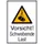 waarschuwings-combibord,v. binnen/buiten,Pas op! Hangende last