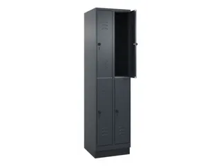 dubbeldekse locker,HxBxD 1950x500x500mm,2x2vak.,vak B 250mm - 2
