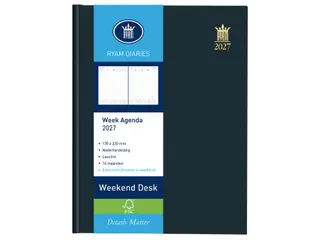 Agenda 2027 Ryam Weekplan Weekend Desk Lazio 7dagen/2pagina's assorti - 5