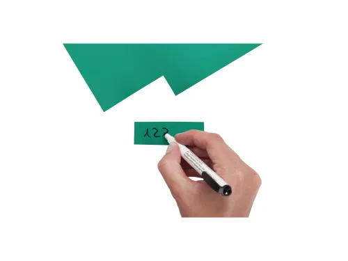 Magneetvel MAUL 200x300mm groen beschrijf- wisbaar en te knippen