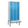 Z-garderobekast,HxBxD 2120x900x815mm,6vak,vak B 300mm,draaigrendel
