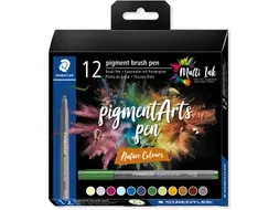 Pigment Arts brush pen etui 12 st Nature Col