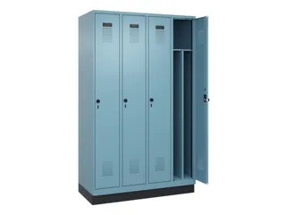 locker voor scheiding van kleding,HxBxD 1950x1200x500mm,4vak - 1