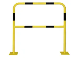 beschermbeugel,v. binnen,HxB 1000x1000mm,staal,geel/zwart