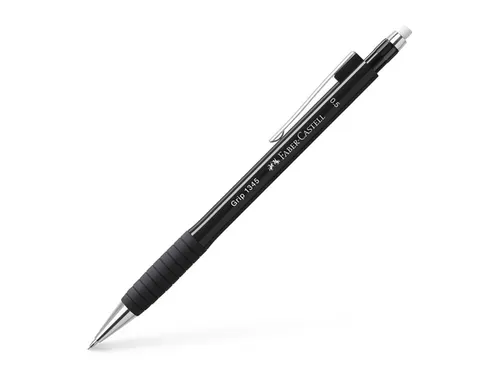 Vulpotlood Faber Castell Grip 1345 0.5mm Zwart Metallic
