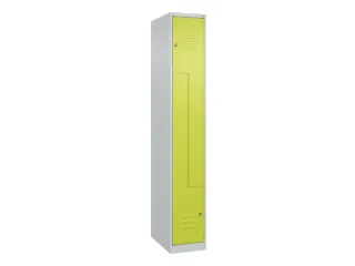 Z-garderobekast,HxBxD 1850x300x500mm,vak B 150/300mm,cil.-slot - 1