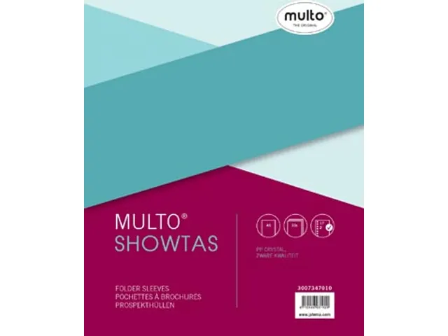 geperforeerde showtas A5 17-gaatsperforatie glashelder