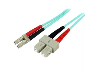 Aqua Multimode Duplex Halogeenvrije Glasvezel Netwerkkabel 5 Meter - 1