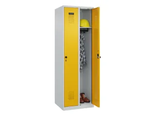 locker,HxBxD 1850x600x500mm,2vak,vak B 300mm,draaigrendel - 1