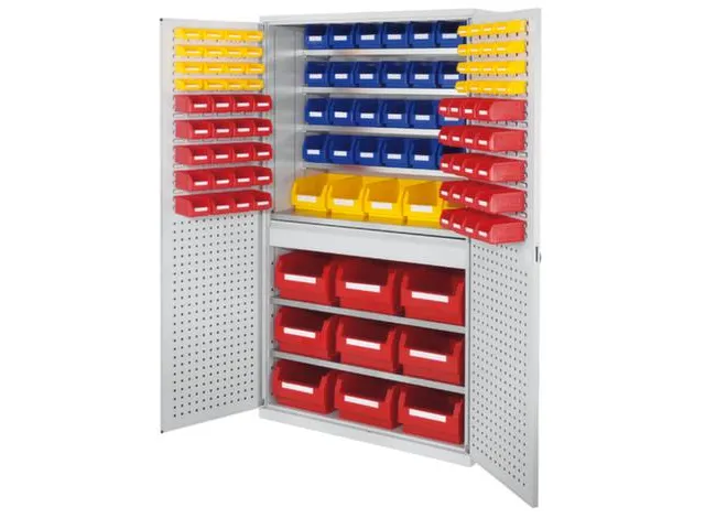 Ruime Bakkenkast Hxbxd 1950x1130x590mm 1lade 114 Magazijnbakken