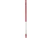 Ergonomische Aluminium Steel 130cm Rood