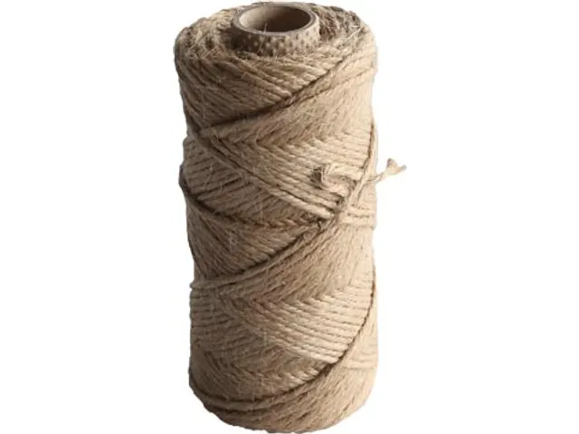 Jute bindtouw van 75 m, naturel