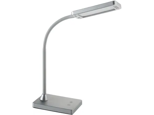 Bureaulamp Alco zilver LED 230v 6W dimbaar 43cm