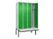 locker met bank,voor scheiding van kleding,HxBxD 2120x1200x815mm,4vak