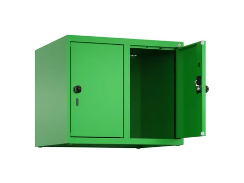 opzetkast,v. locker,2vak.,vak B 300mm,HxBxD 500x600x500mm,draaigrendel