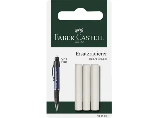 Reservegum Faber-Castell voor GRIP Plus blister a 3 stuks - 1