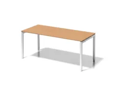 In hoogte verstelbaar bureau,HxBxD 650-850x1800x800mm,blad beuken
