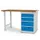 werkbank,HxBxD 859x1500x750mm,multiplexblad,draagverm. 100kg